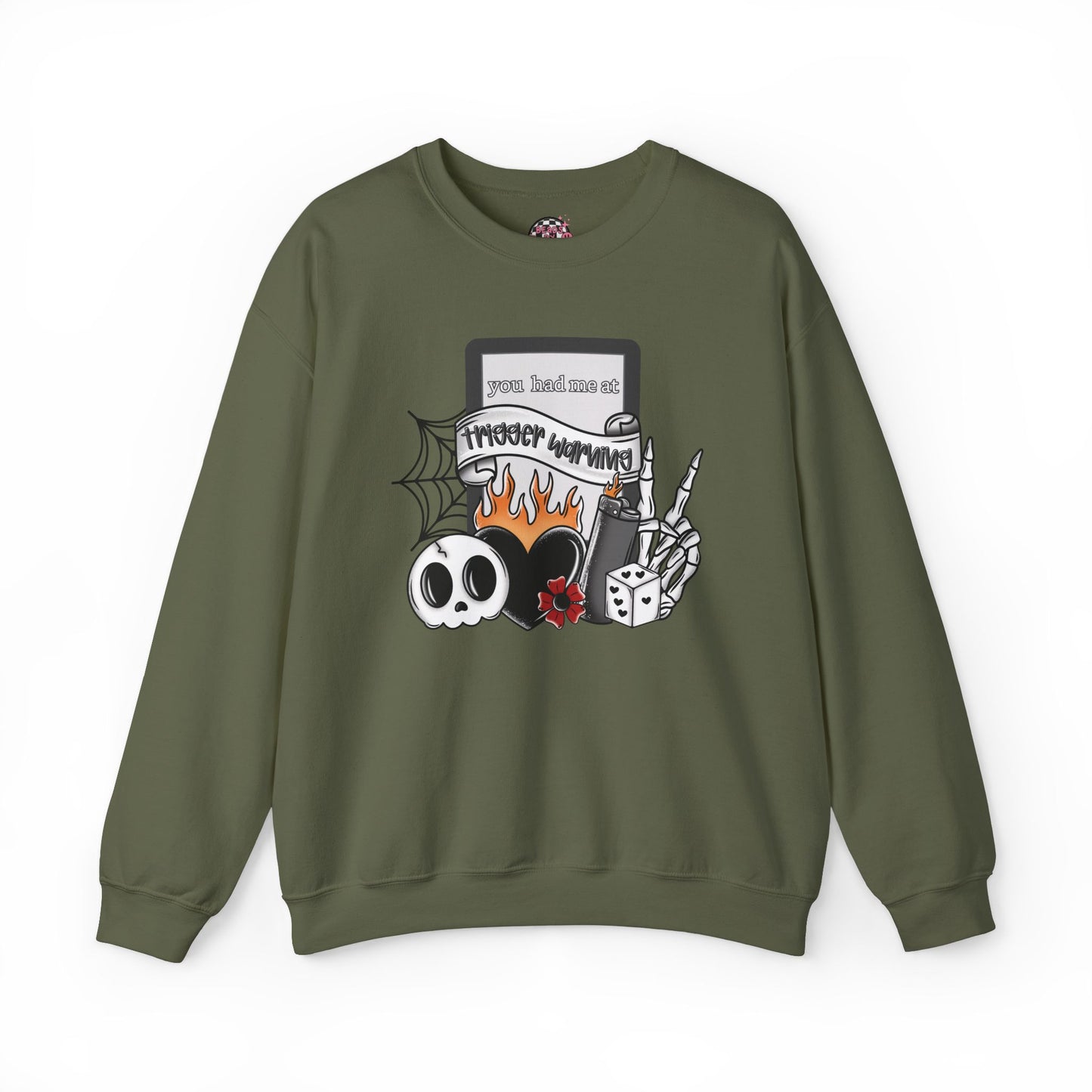 Trigger Warnings Crewneck Sweatshirt