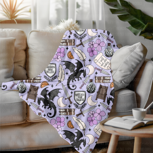 War College Plush Blanket