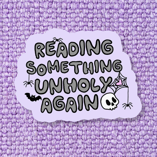 Stickers - Reading Something Unholy (3")