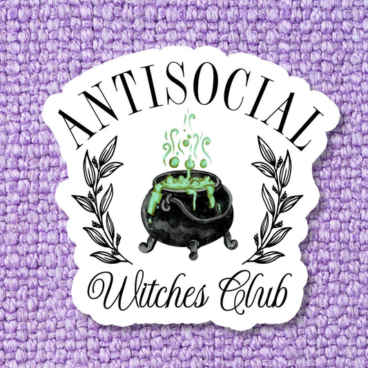 Stickers - Antisocial Witches Club (3")