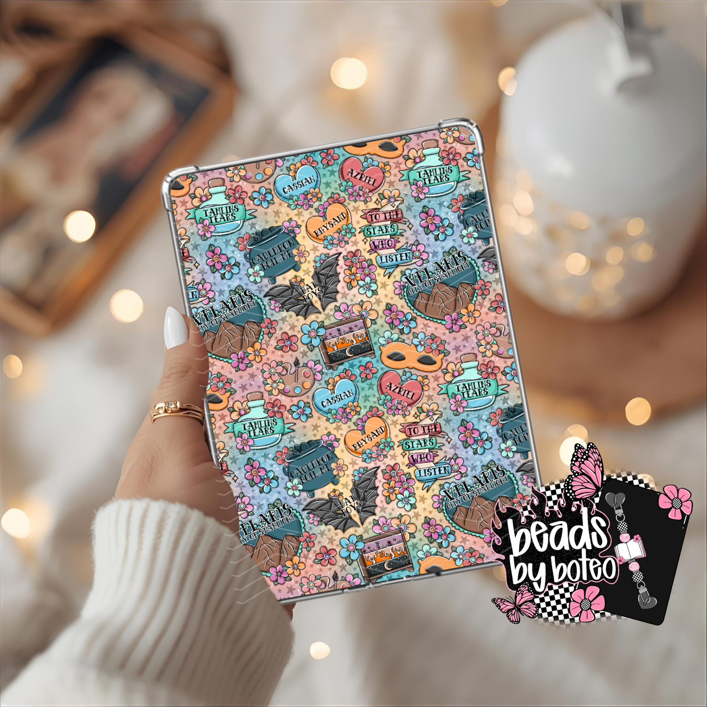 Kindle Insert - ACOTAR Doodles