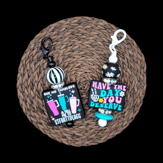 Mini Keychains / Straw Dangles - Beads by Boteo