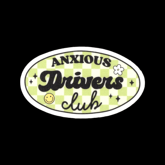 Stickers - Anxious Drivers Club (2.5")