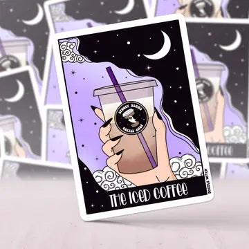 Stickers - Iced Coffee Tarot (2")